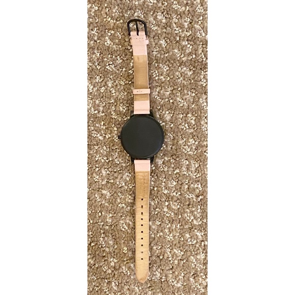 OLIVIA BURTON pink and black flower watch - Picture 3 of 6